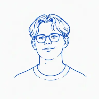 Portretillustratie van Floris Kieviet
